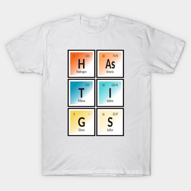 Hastings City Table of Elements T-Shirt by Maozva-DSGN